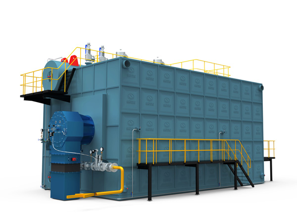 30 tph SZS series condensing gas-fired steam boiler project for chemical industry